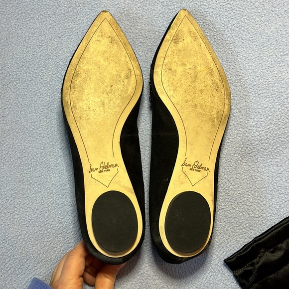 Black Sam Edelman beaded flats size 6 - Picture 4 of 6